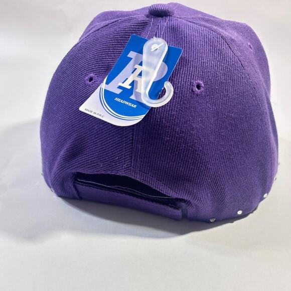 Handmade Rhinestone Studded Shooting Star Streetwear Shiny Bling Baseball Cap - Picture 10 of 11